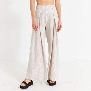 Urban Outfitters UO Wide Leg Pants Lace Up